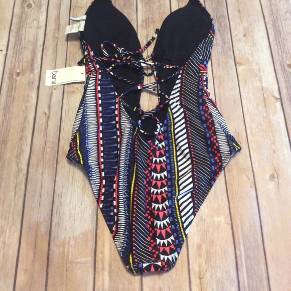 Bar III XS Maillot Vessi Tribal Print Monokini - Picture 8 of 12